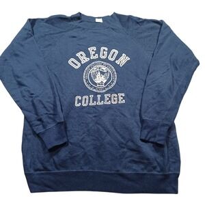 Artex Oregon College of Education Vintage Raglan Crewneck Sweatshirt Rare‎ Large